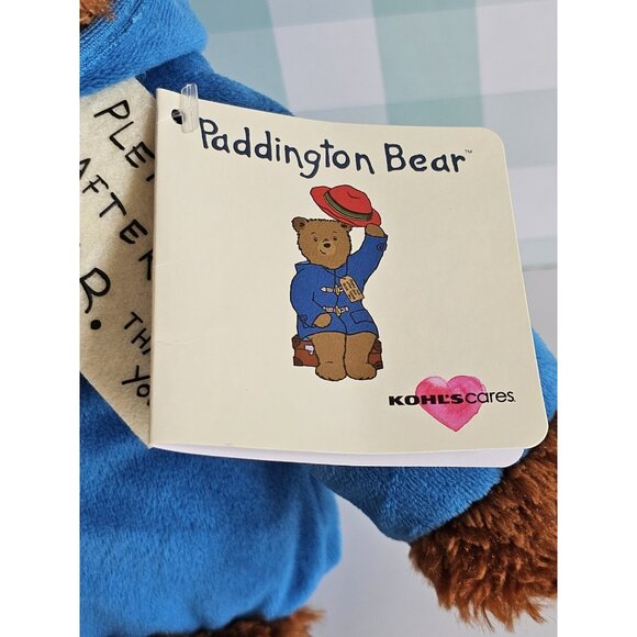 Paddington Bear Kohl's Cares 2016 Plush Bear-All Original Hangtags - Picture 9 of 10